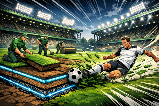 Pelouse “nouvelle génération” à Geoffroy-Guichard : un chantier discret, un enjeu très concret