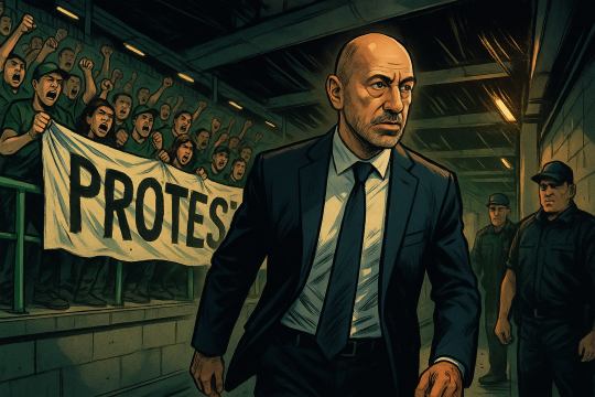 Gazidis aperçu, banderoles et impatience : Kilmer face au thermomètre vert