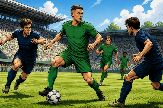 Maxime Bernauer a débuté au milieu lors des trois premiers amicaux de l’ASSE