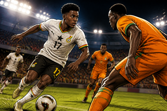 Augustine Boakye a honoré sa première sélection avec le Ghana