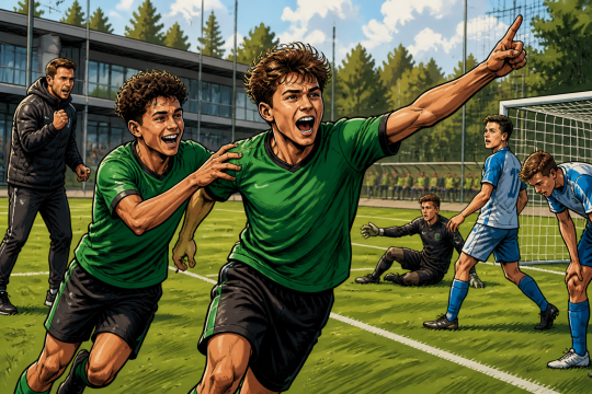 Les U15 de l’ASSE battent Grenoble 2-1 à L’Étrat