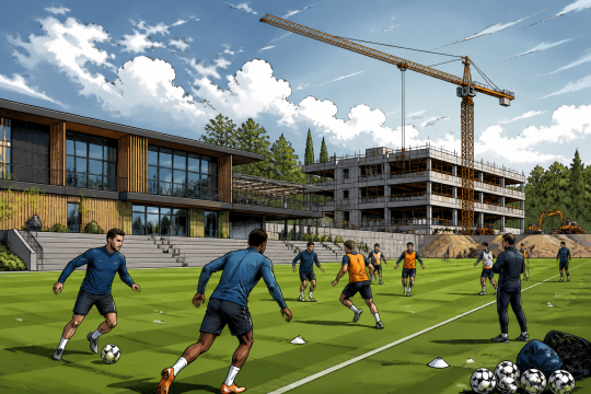 Un permis de 1 207 m² au centre d’entraînement de L’Étrat