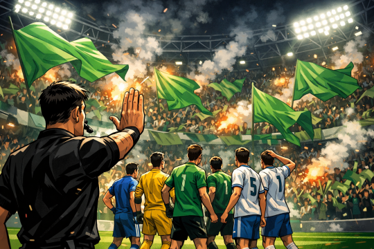 L’ASSE et ses drapeaux : quand l’ambiance déborde sur le match