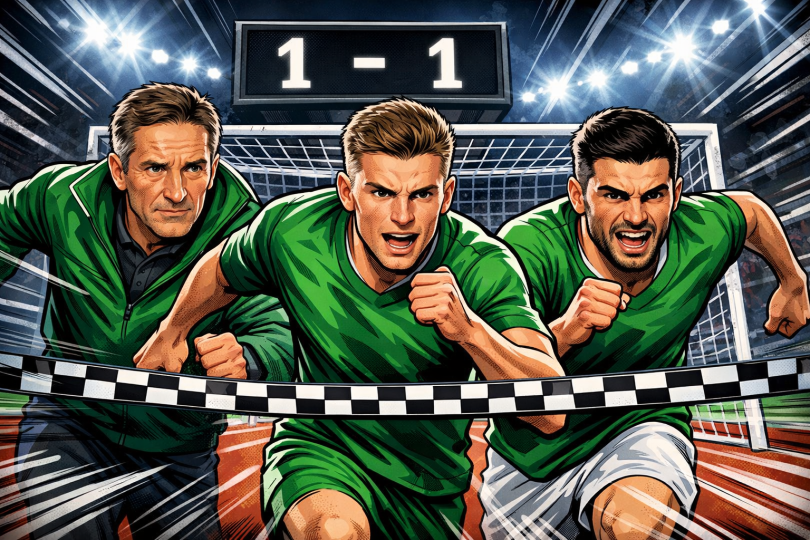 Nancy a freiné l’ASSE, mais le sprint reste ouvert : cinq matches, zéro certitude