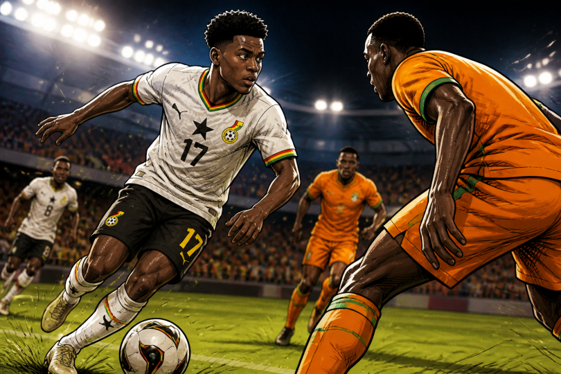 Augustine Boakye a honoré sa première sélection avec le Ghana