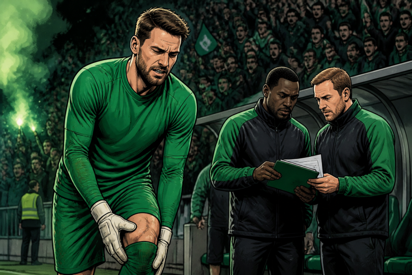 Larsonneur forfait contre le Red Star, trois mois évoqués